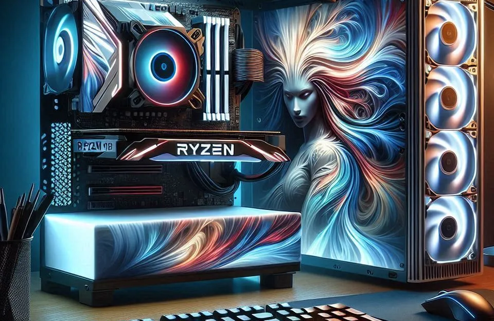 Monte seu PC: Ryzen 5 8400F, RX 7600, 16GB DDR5, 1TB SSD