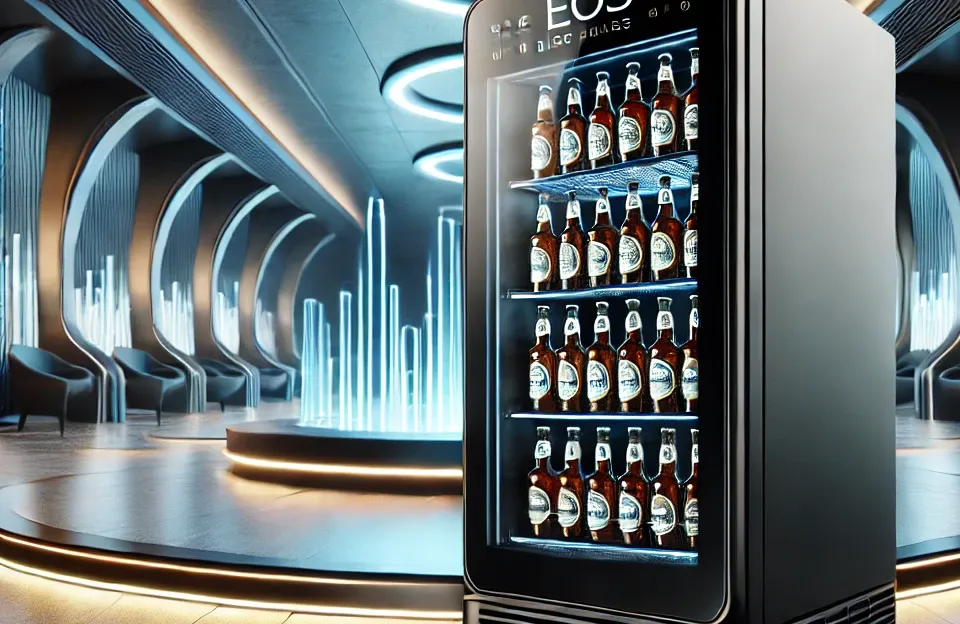 Cervejeira Eos Bierhaus 100 Litros Black Glass Frost Free Ece120 220v: Praticidade e Design para Sua Bebida Sempre Gelada