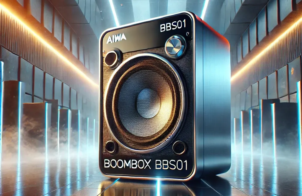 AIWA Caixa de Som Boombox BBS01: Potência, Conectividade e Resistência em um Só Produto