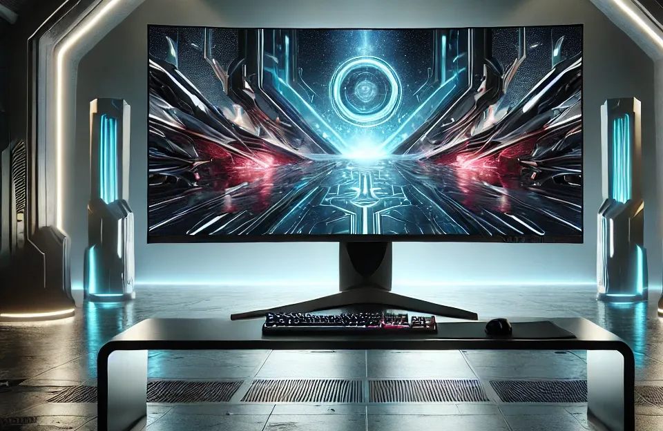 Monitor Gamer Curvo Ultrawide 34" 165Hz 1ms WQHD - Alta Performance e Conforto Visual