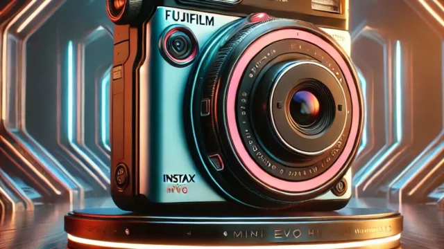 Fujifilm Câmera Instantânea Híbrida Instax Mini EVO: Desempenho e Criatividade ao Seu Alcance