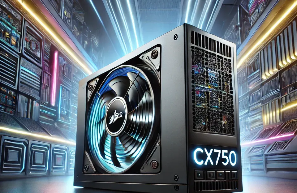 CORSAIR CX750: Potência, Eficiência e Baixo Ruído para o Seu PC