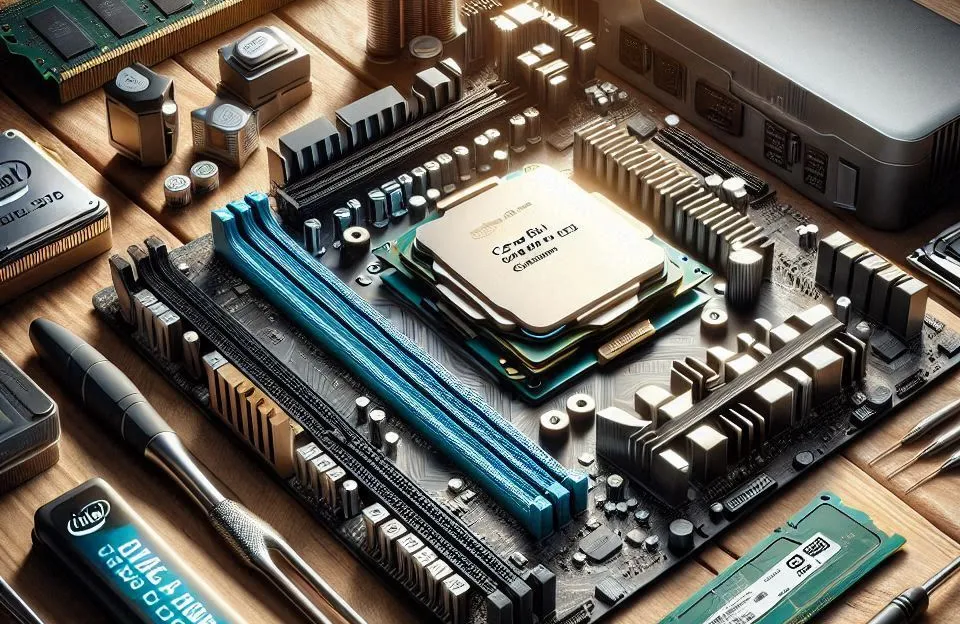 Kit Upgrade Intel 12ª Geração Core i5 12400F Asus H610 32GB DDR4