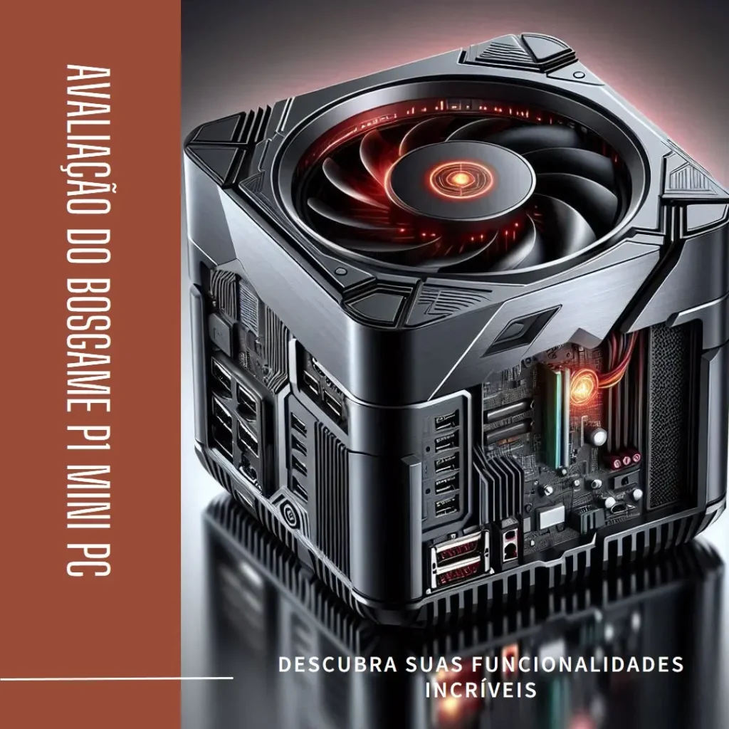 BOSGAME P1 Gaming Mini PC Ryzen 7 5700U 32GB 1TB SSD