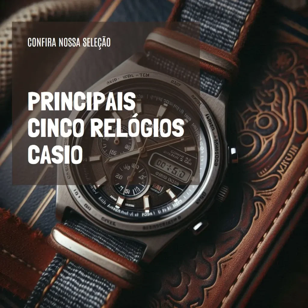 Principais Cinco Relógio Casio Vintage