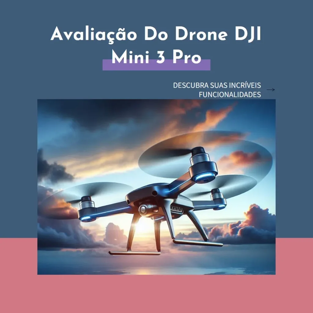 Drone DJI Mini 3 Pro Controle DJI RC-N1 – Compacto e Potente