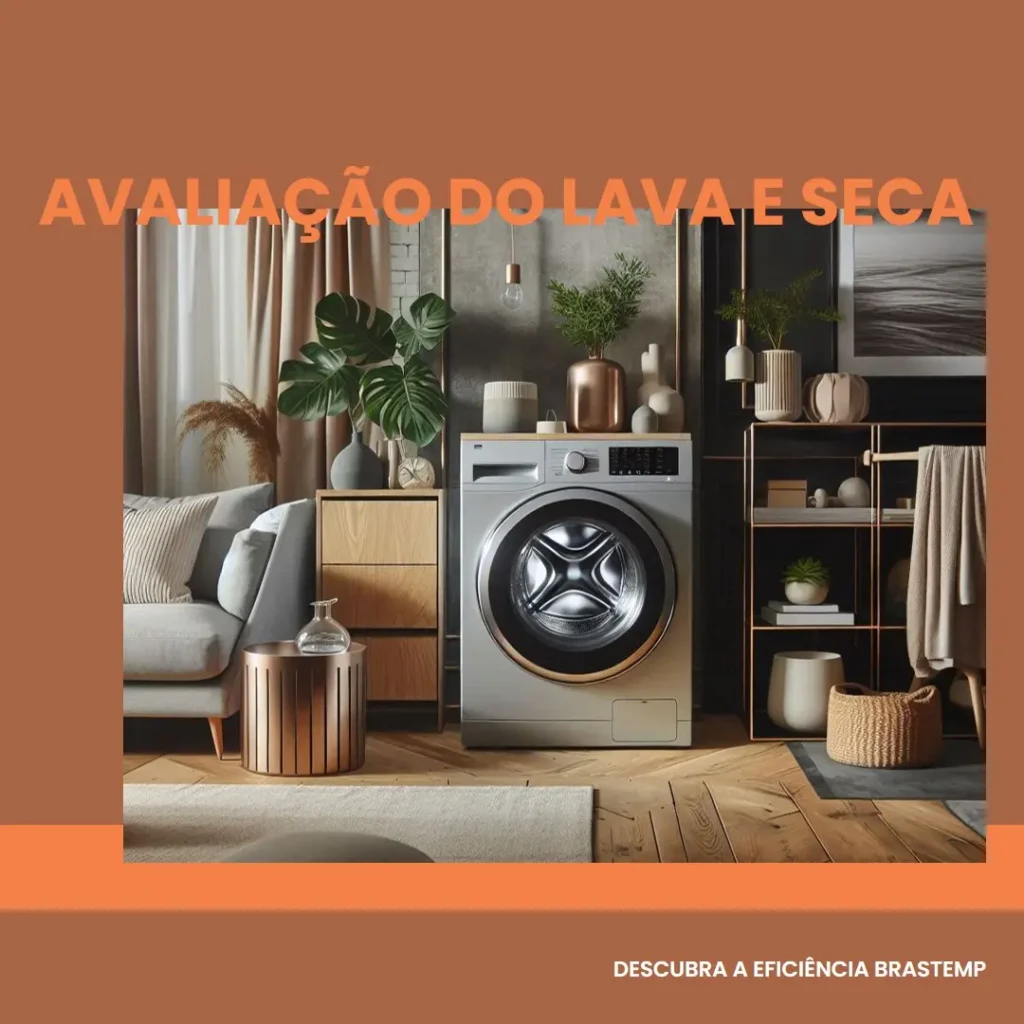 Lava e Seca Brastemp 10kg/6kg com Smart Sensor e Função Vapor