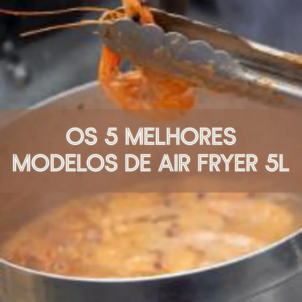 Os 5 Melhores Modelos de air fryer 5l