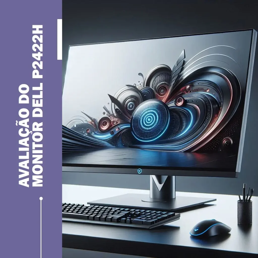 Monitor 23.8" Dell P2422H: Resolução Full HD e Conectividade Completa