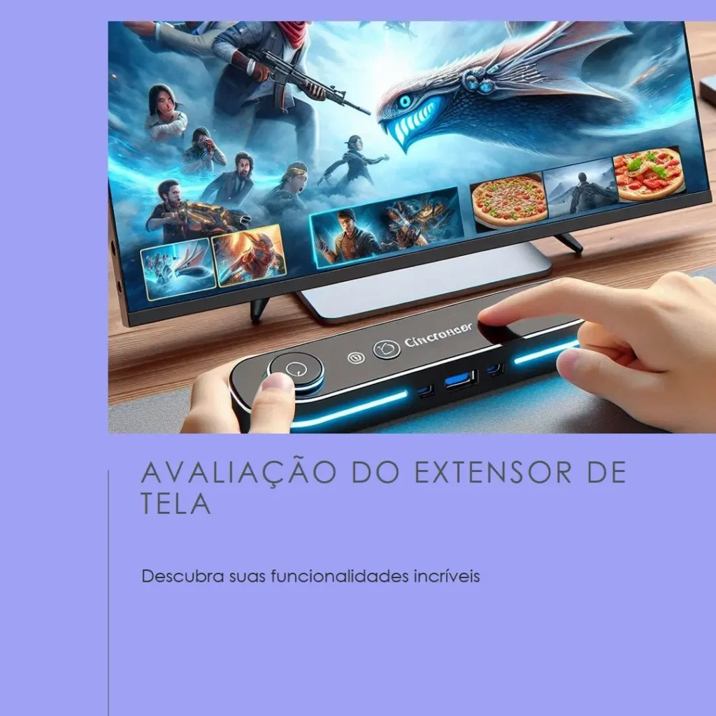 Extensor de Tela para Laptop 16" com Rotação 360°