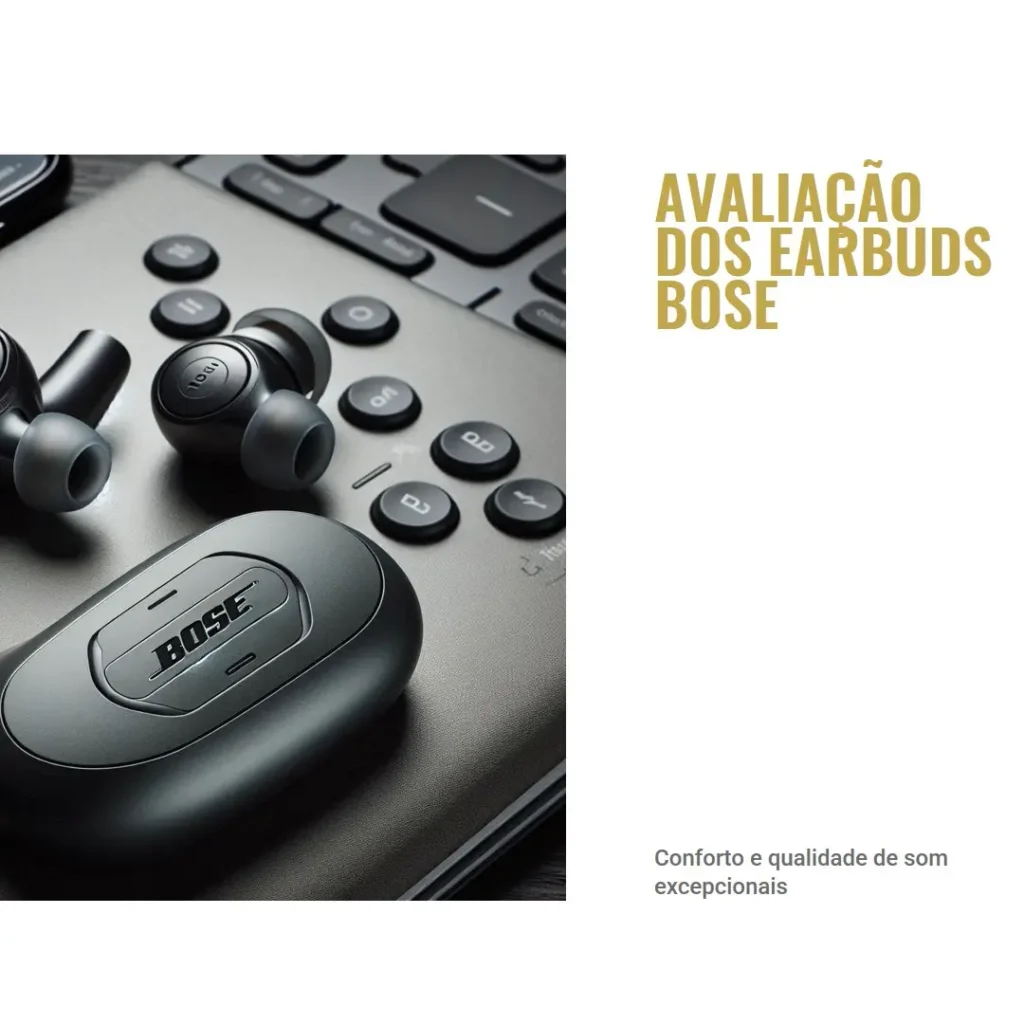 Bose QuietComfort Ultra Wireless Earbuds: Cancelamento de Ruído Premium