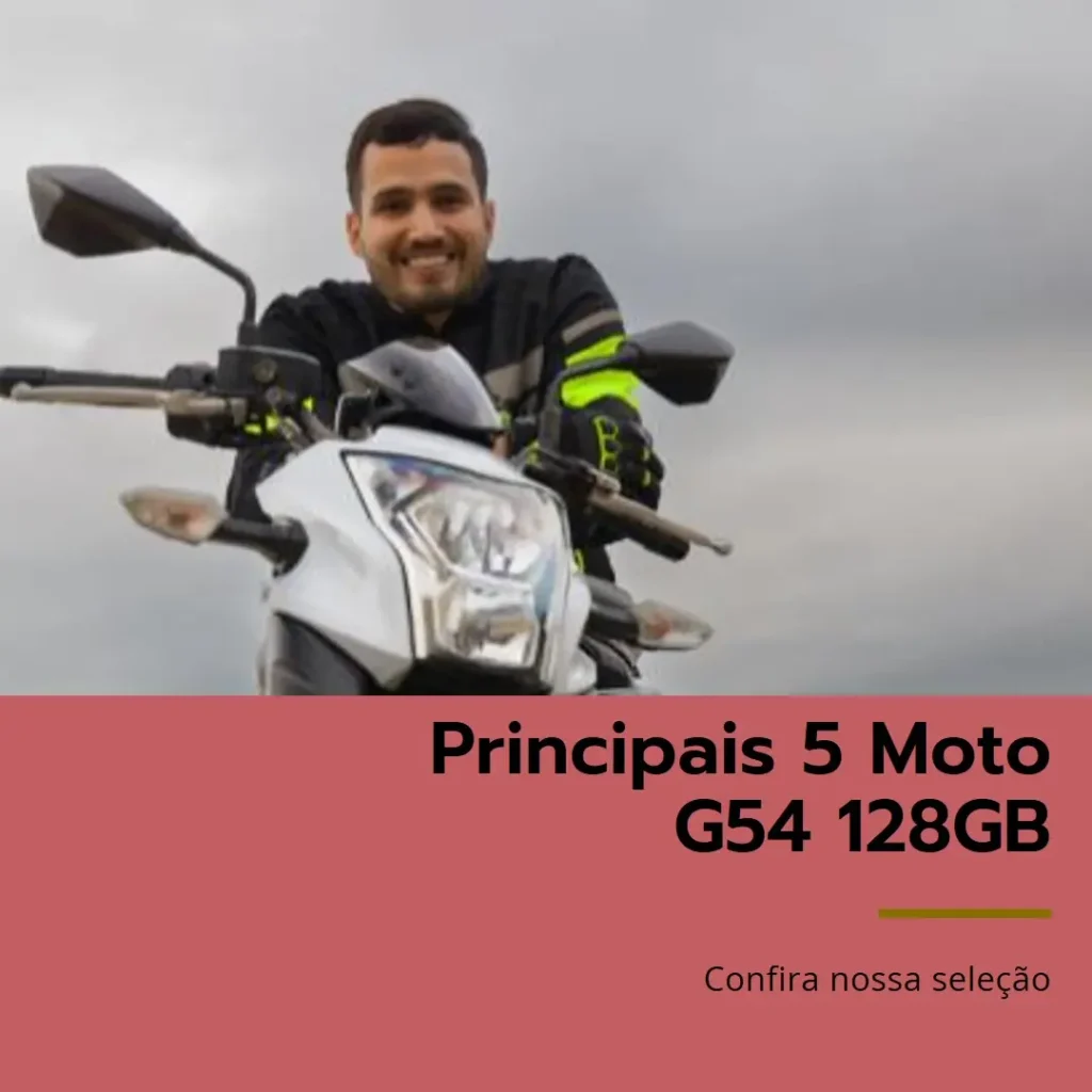 Principais 5 moto G54 128gb