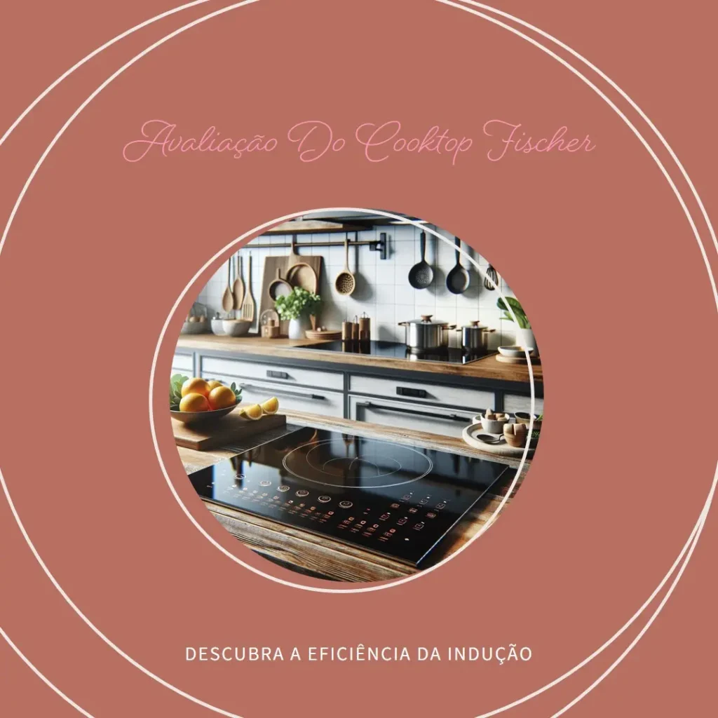 Fischer Cooktop de Indução 4 Bocas com Mesa Vitrocerâmica