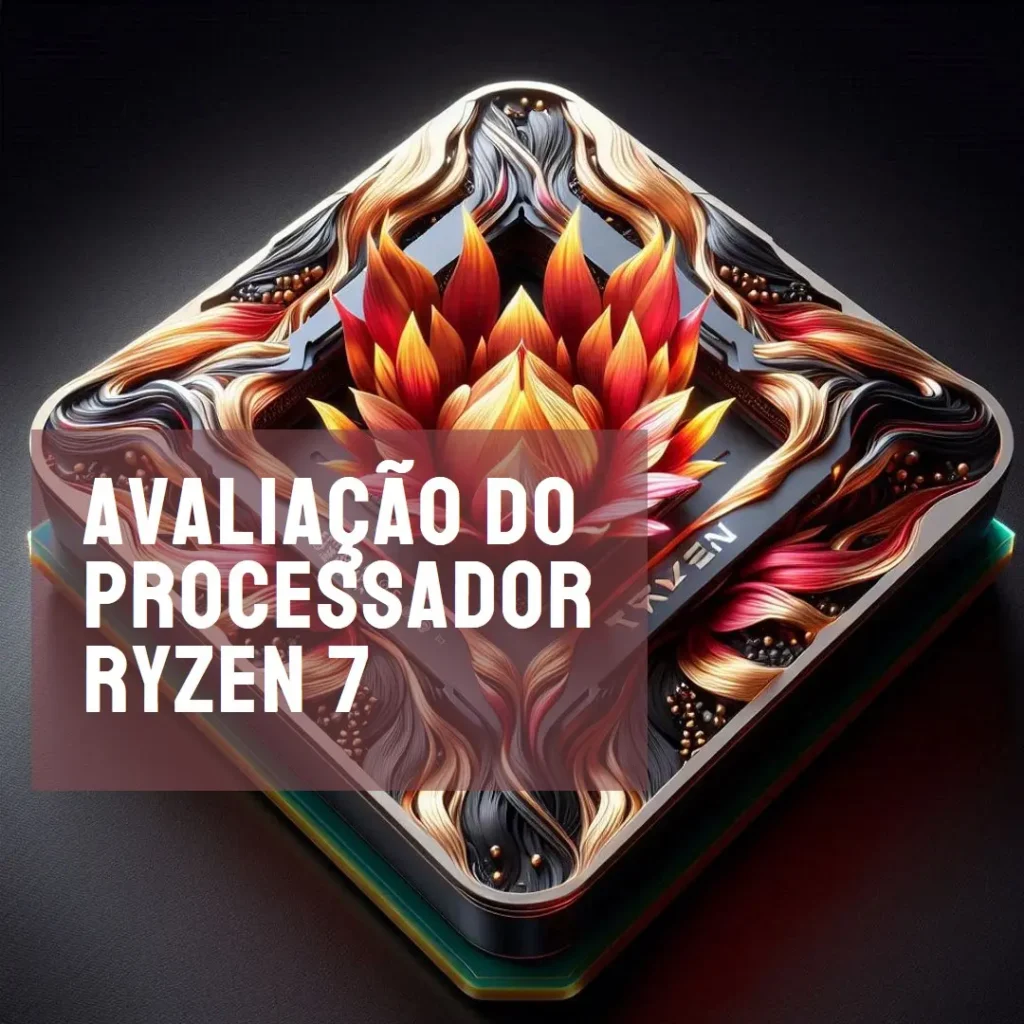Processador AMD Ryzen 7 8700F AM5 com alto desempenho