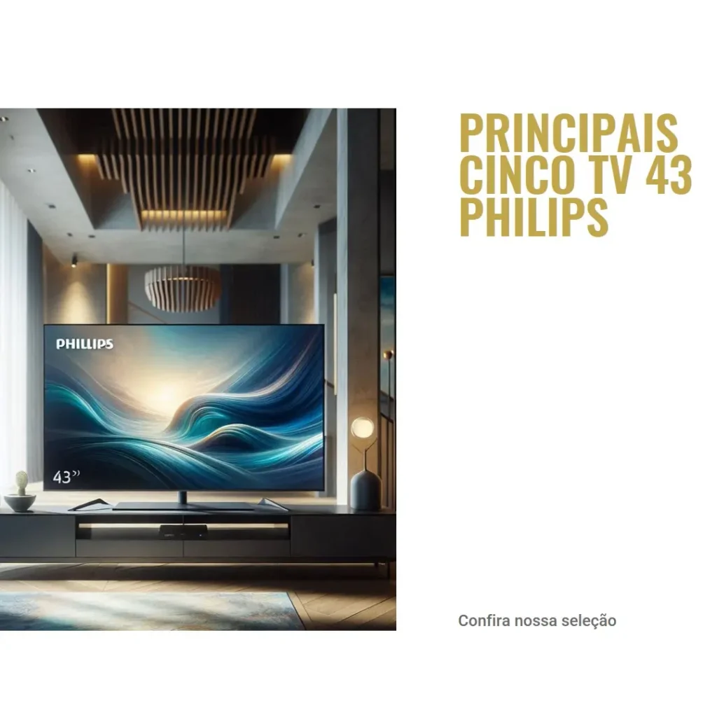 Principais Cinco TV 43 Philips