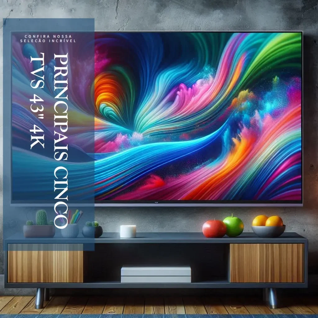 Principais Cinco TV 43 polegadas smart 4k