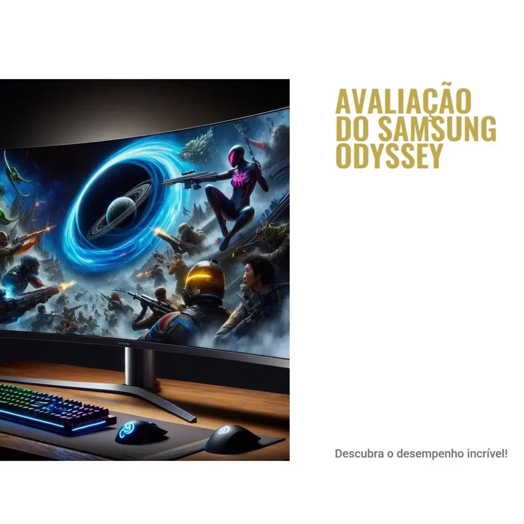Samsung C34G55TWWL Odyssey 34' - Monitor Gamer Curvo, WQHD, 165Hz, 1ms