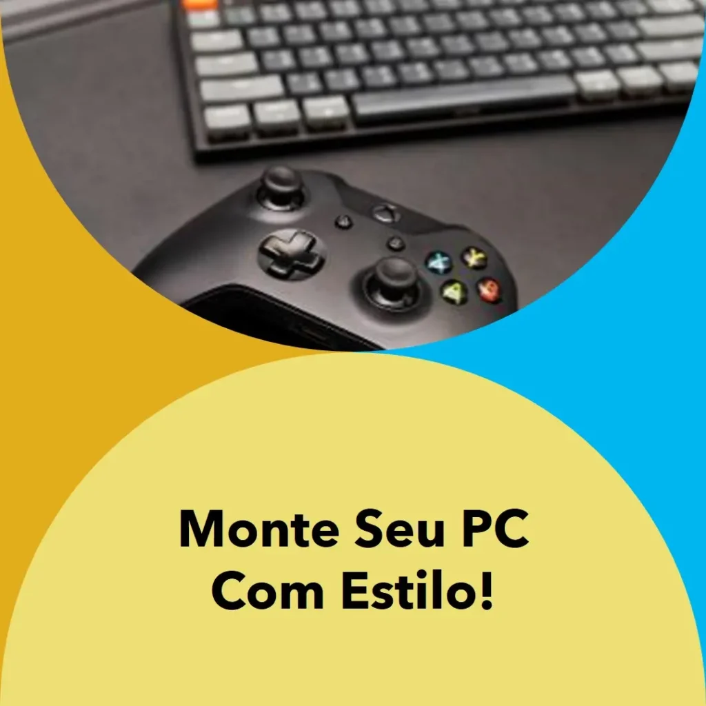 Monte seu PC: Intel i5-12400F, RTX 4060, 16GB, 512GB SSD