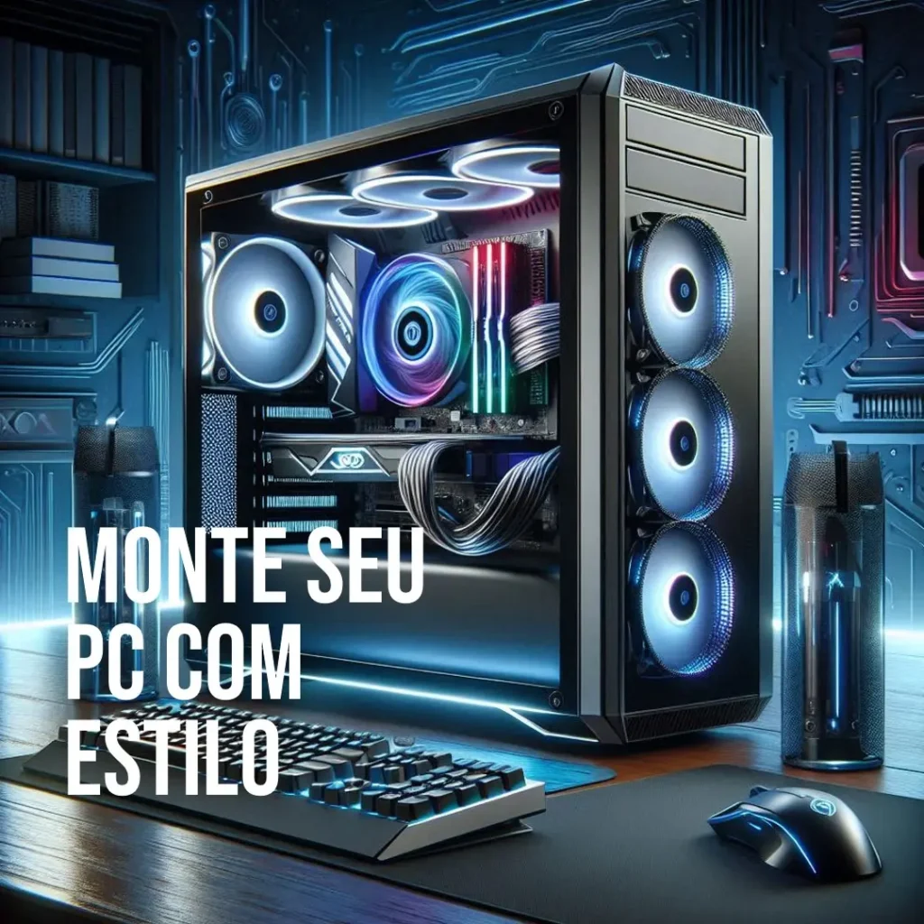 Monte seu PC: Ryzen 5 5500, RTX 4060, 16GB, 512GB SSD