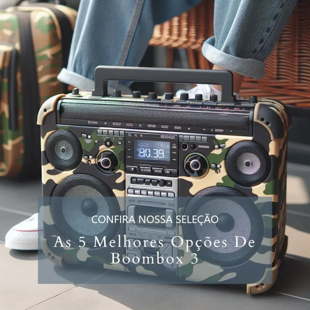 As 5 Melhores Opções de Boombox 3 camuflada