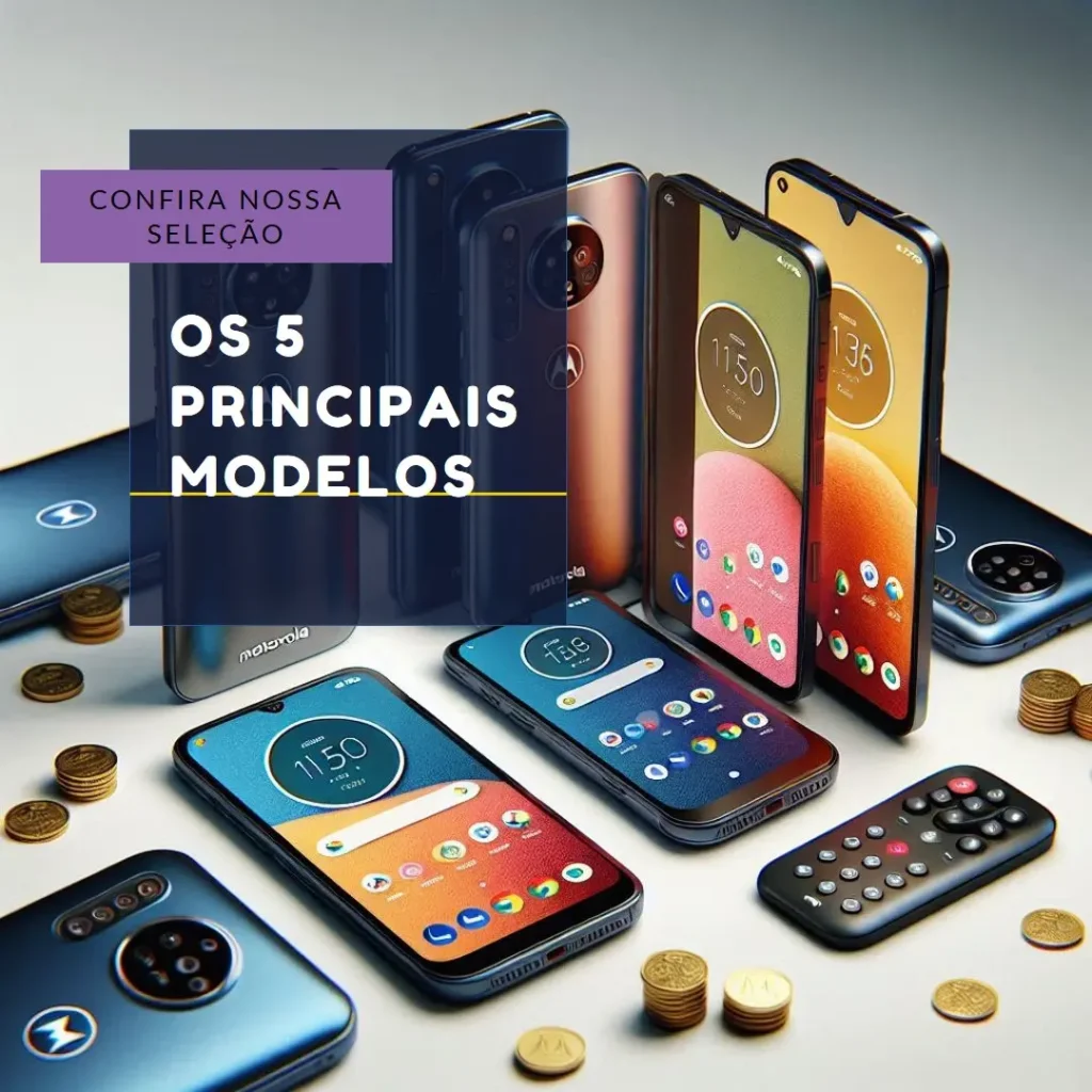Os 5 Principais Modelos de celulares baratos da motorola
