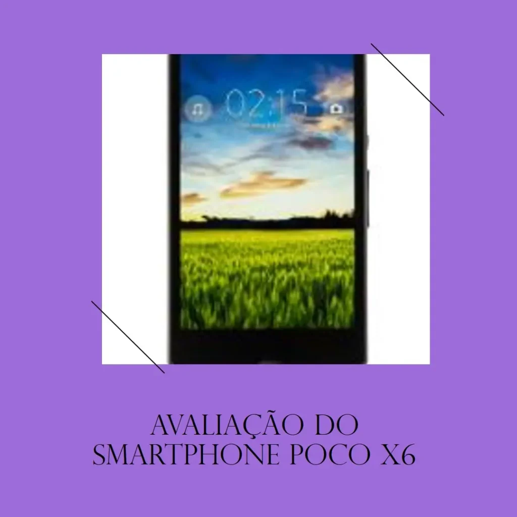 Smartphone Xiaomi Poco X6 5G com desempenho veloz e bateria duradoura