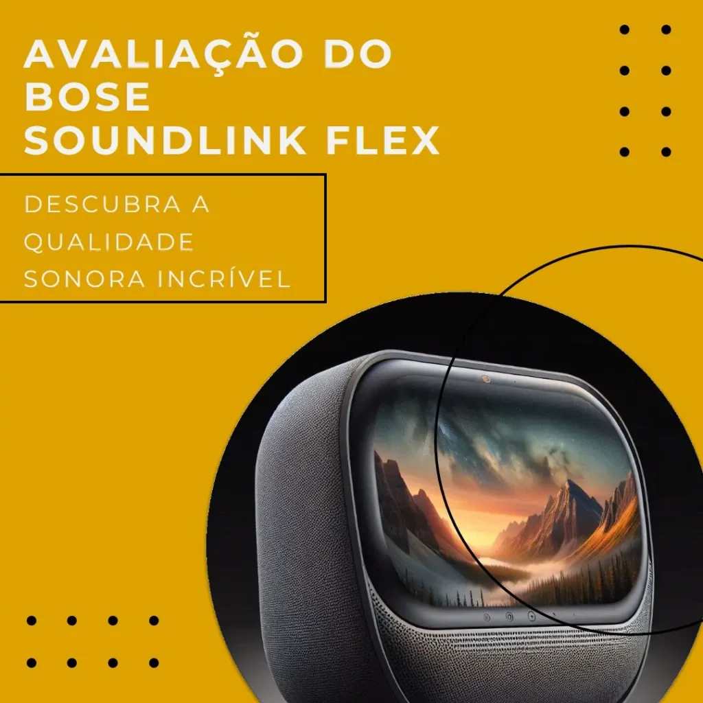 Bose SoundLink Flex 2ª Geração com Som Hi-Fi e Bateria Duradoura
