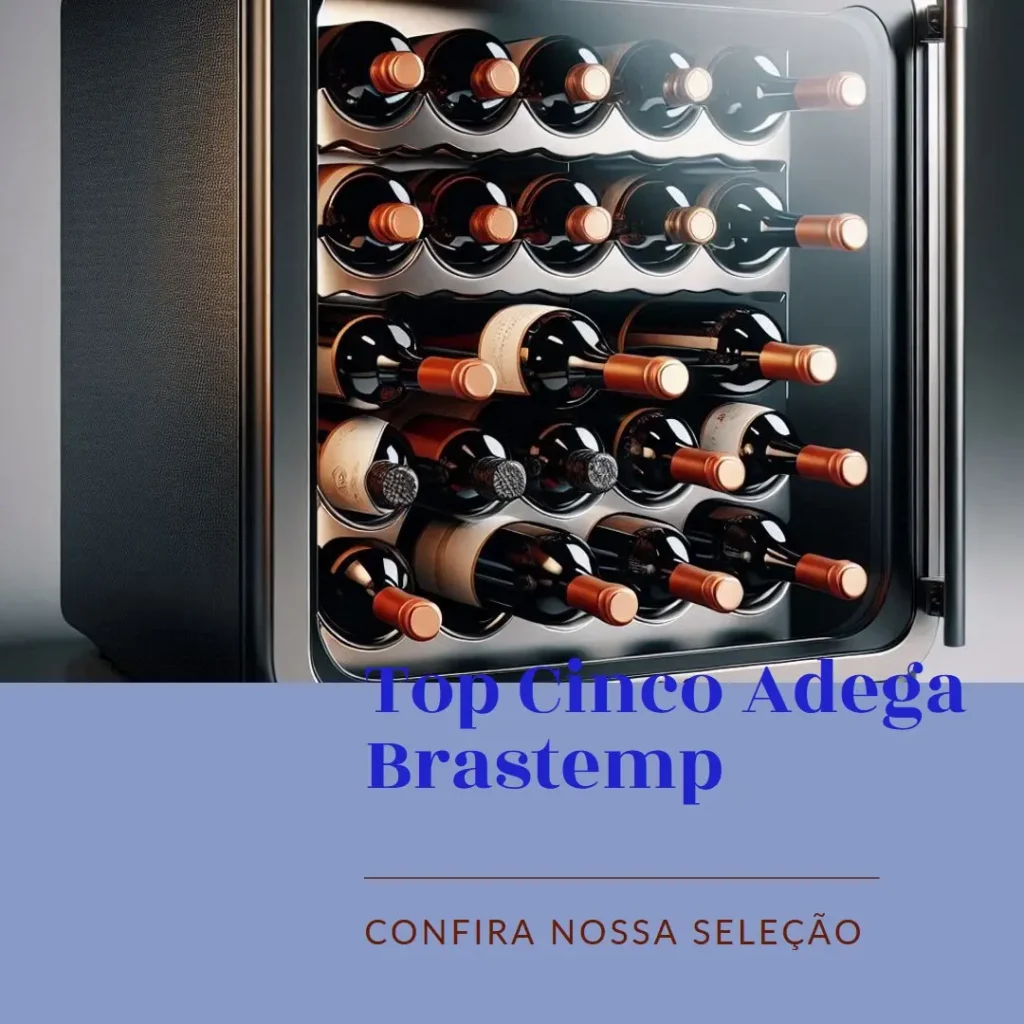 Top Cinco adega para 8 garrafas brastemp