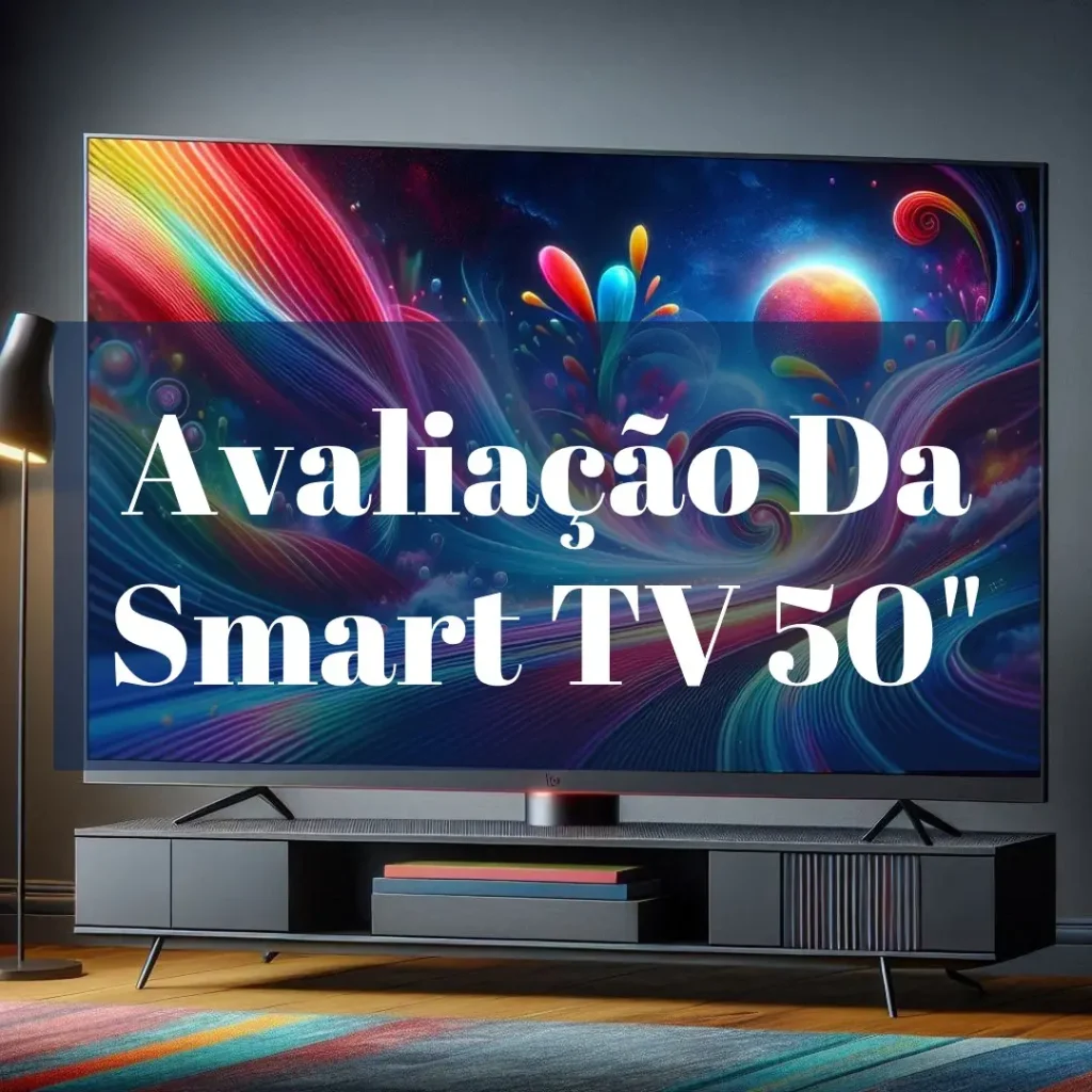 Smart TV HQ 50" com Android 11 e Tela Frameless