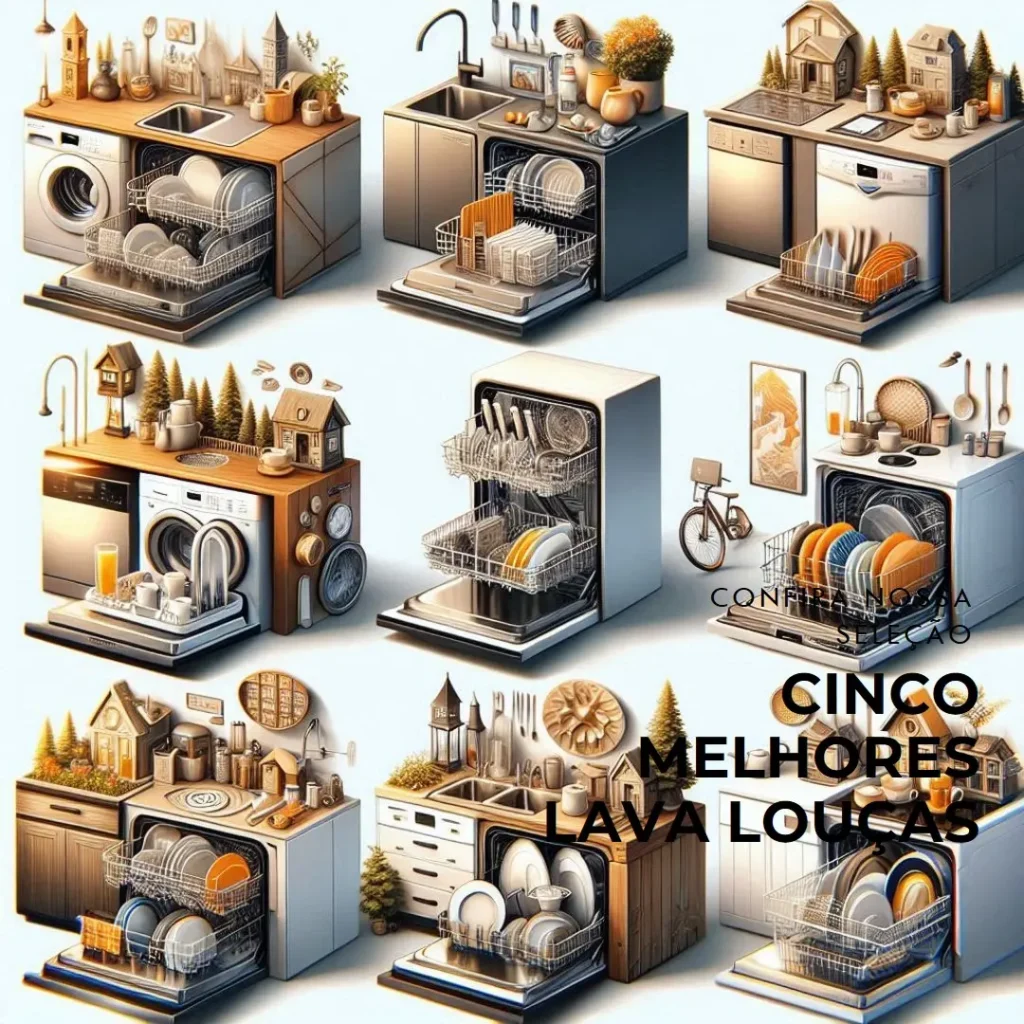 Cinco Melhores Modelos de lava loucas 6 servicos