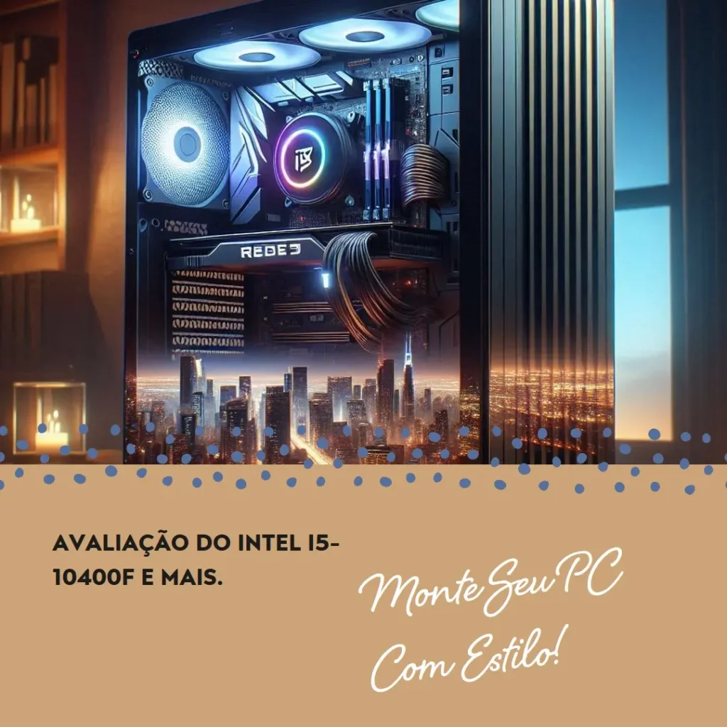 Monte seu PC: Intel i5-10400F, Radeon RX 580, 16GB, 480GB SSD