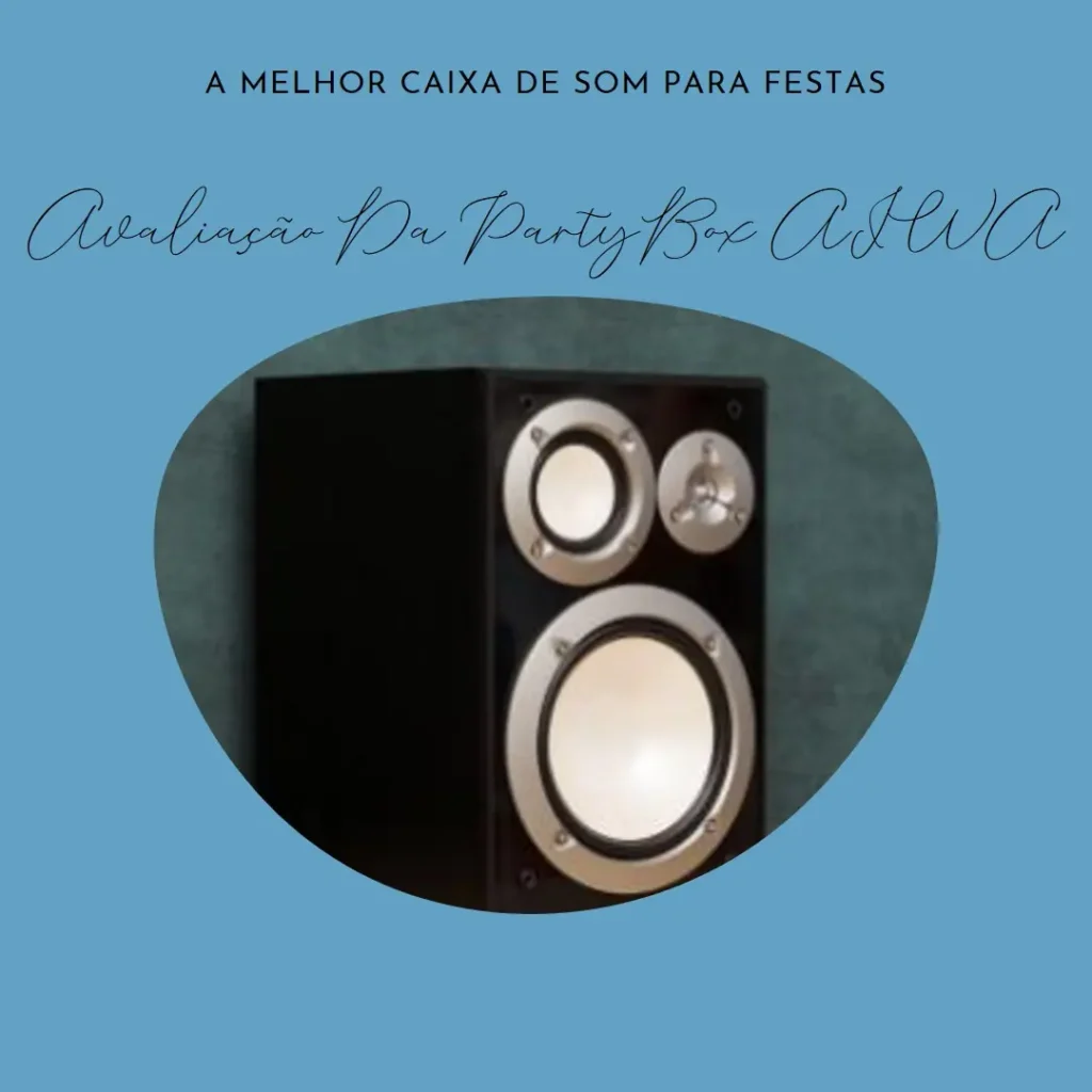 Caixa de Som PartyBox AIWA PB-06 Bluetooth 20H RGB USB TWS Preto: Potência e Diversão Sem Fio