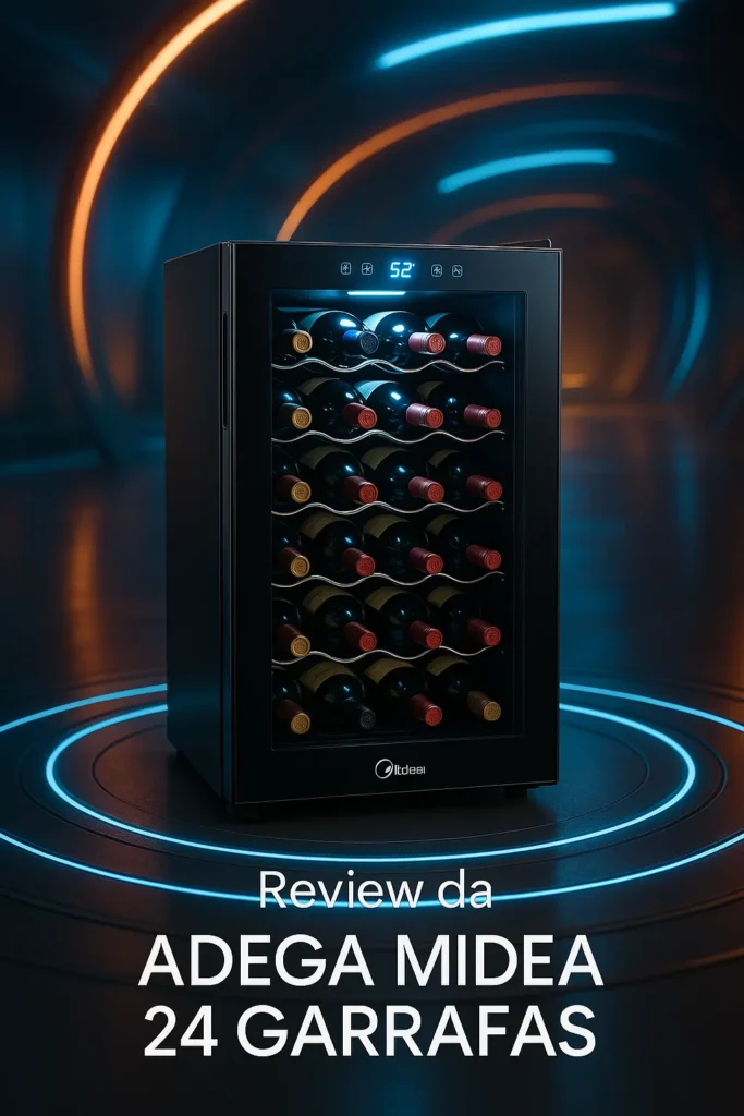 ADEGA MIDEA 24 GARRAFAS 127V 60Hz: Elegância e Funcionalidade para Seu Vinho