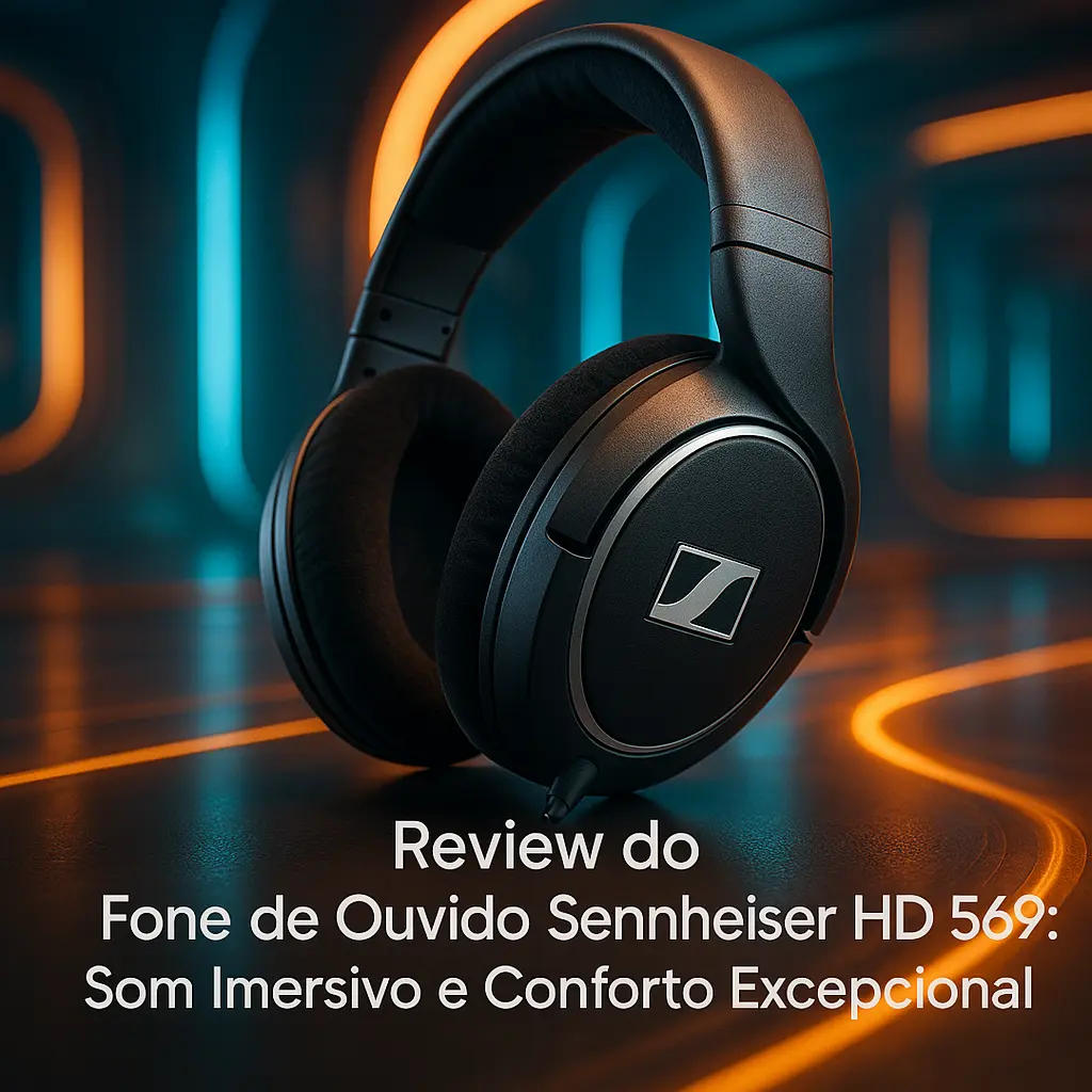 Fone de Ouvido Sennheiser HD 569: Som Imersivo e Conforto Excepcional