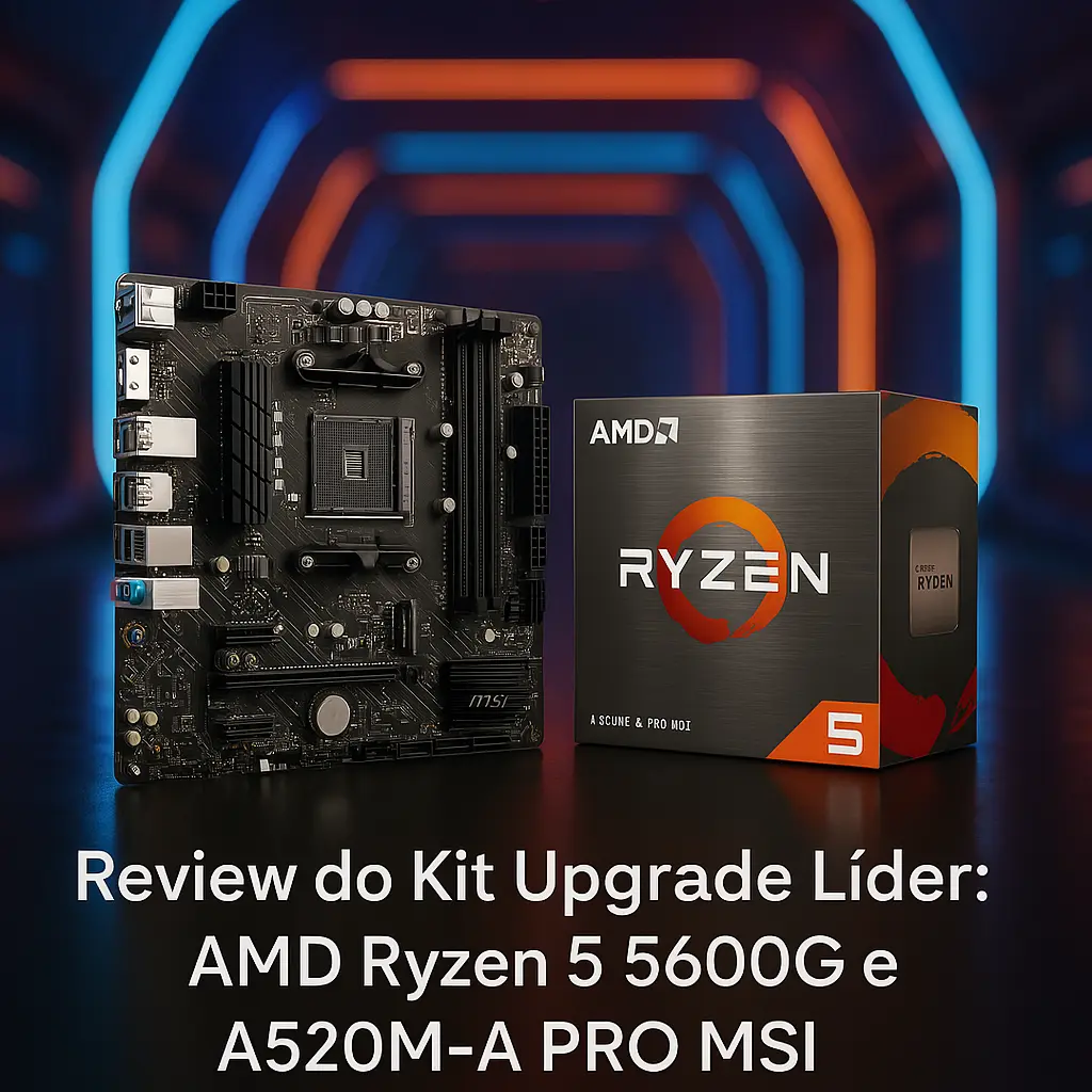 Kit Upgrade Líder, AMD Ryzen 5 5600G e A520M-A PRO MSI: A Solução Perfeita para Potencializar Seu PC
