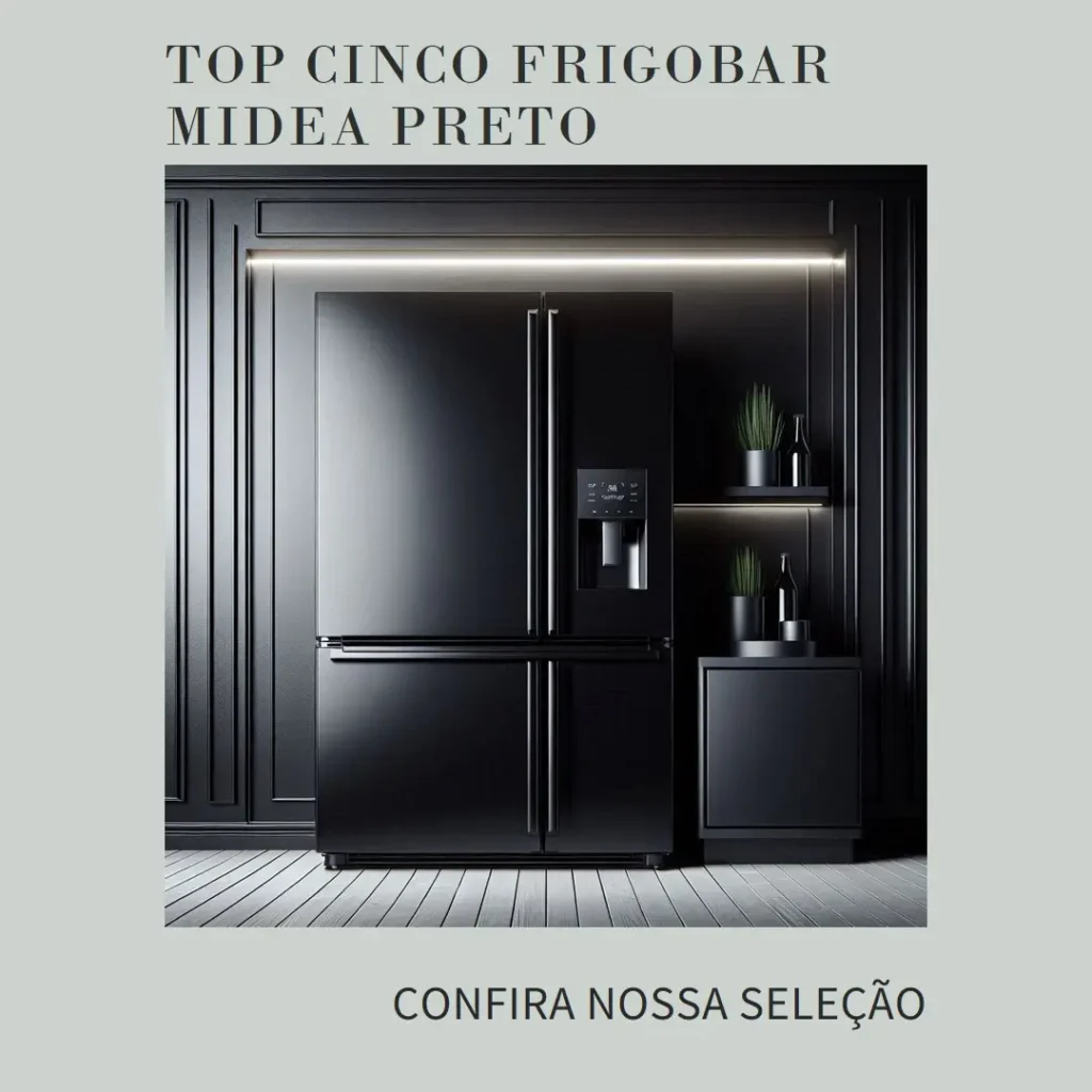 Top Cinco frigobar midea preto