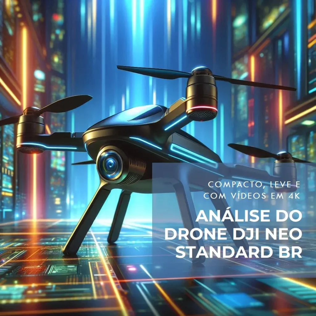 Drone DJI Neo Standard BR - Compacto, Leve e com Vídeos em 4K