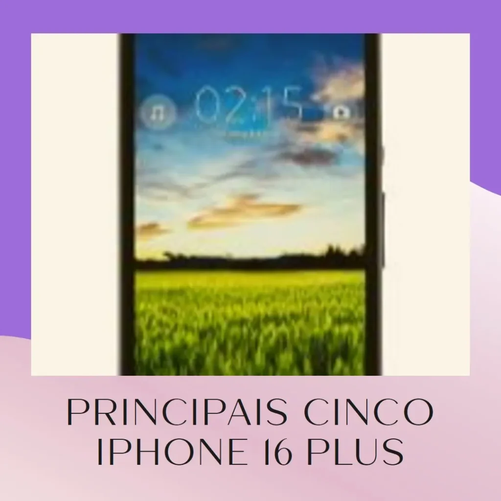 Principais Cinco iphone 16 plus 128gb