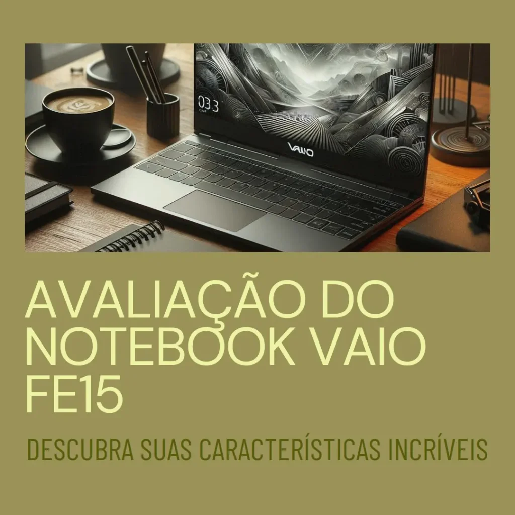 Notebook VAIO FE15 Ryzen 5, 12GB, 512GB SSD, Tela 15,6"
