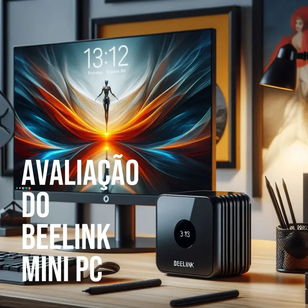 Beelink Mini PC EQR5 com Ryzen 7 5825U e 16GB RAM
