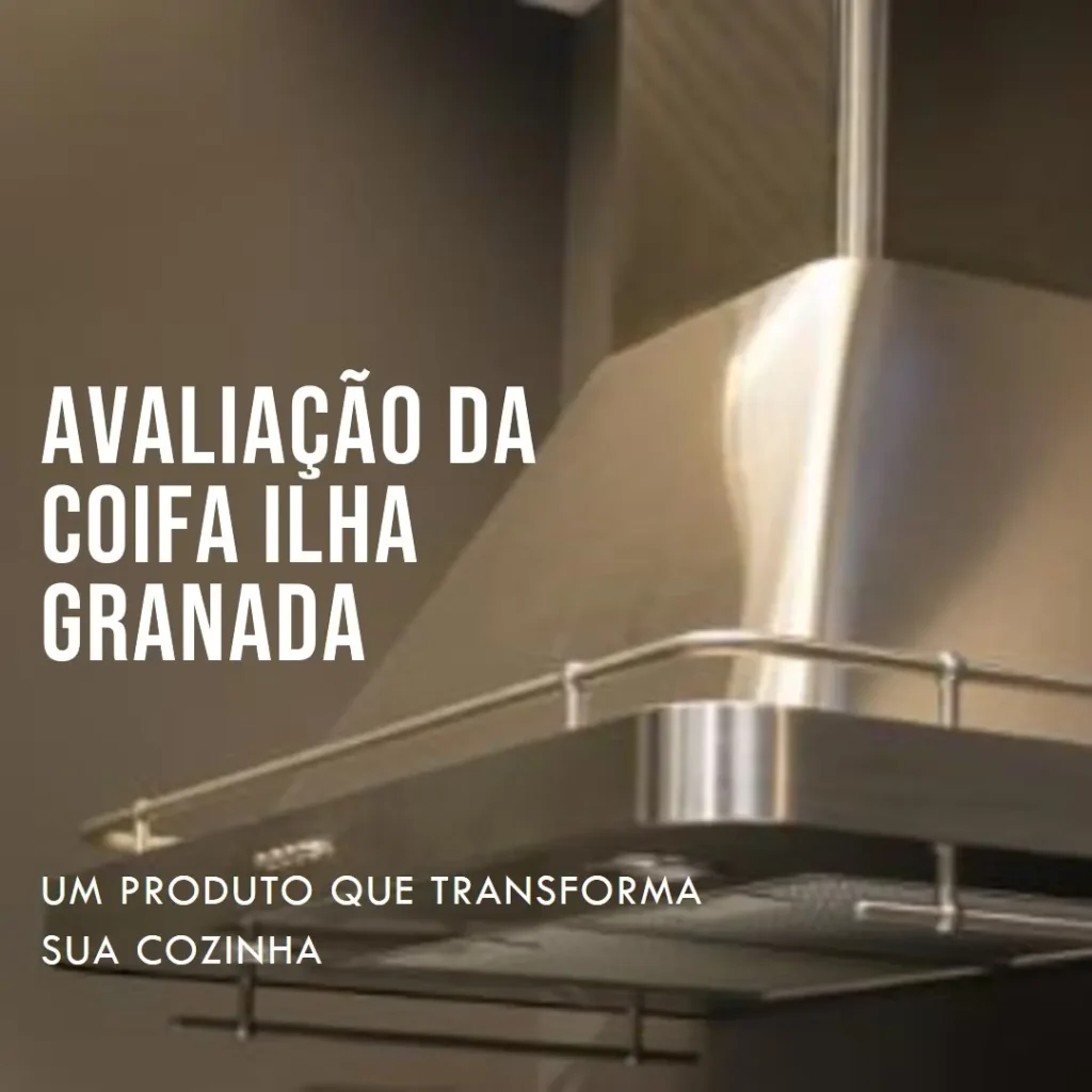 Suggar Coifa Ilha Granada Inox 90CM 220V – Potência e Elegância para Sua Cozinha