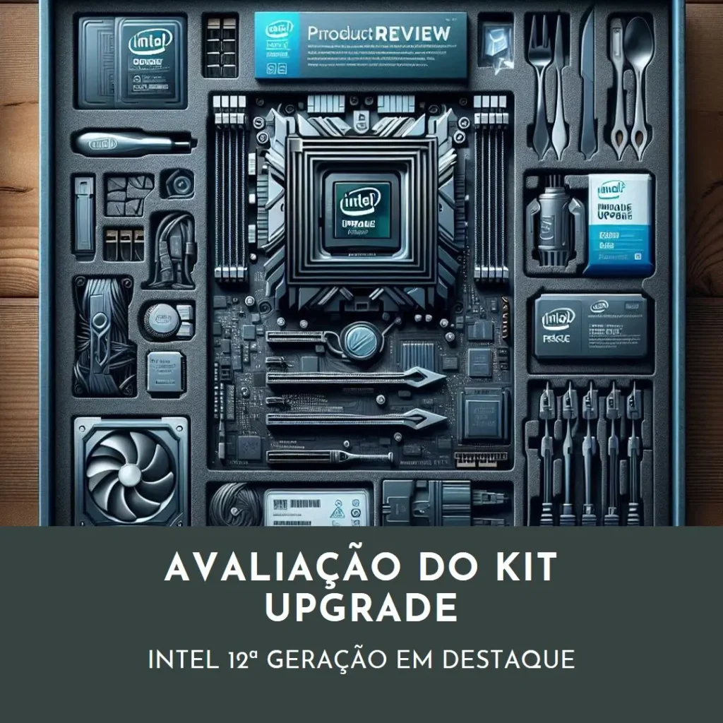 Kit Upgrade Intel 12ª Geração Core i5 12400F Asus H610 32GB DDR4