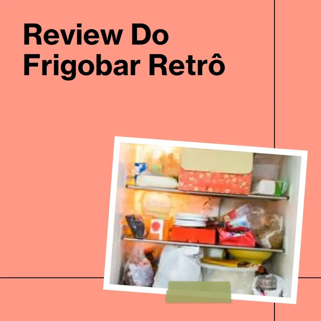 Frigobar Retrô Brastemp 76 Litros, Marsala, 127V – Design e Eficiência