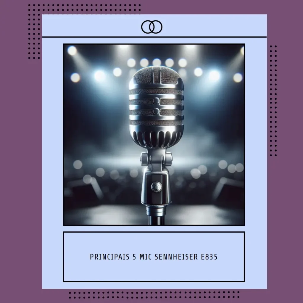Principais 5 mic Sennheiser e835