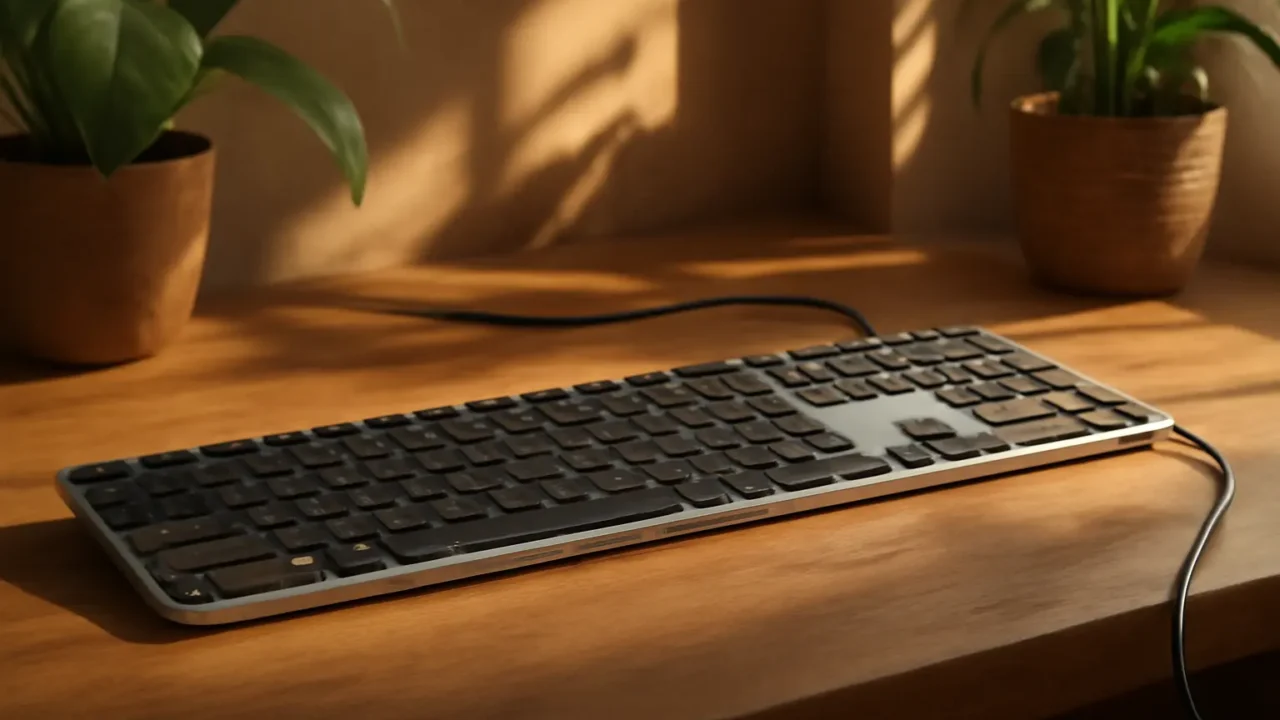 Satechi Teclado Slim W3 Iluminado com Cabo e Keypad Numérico
