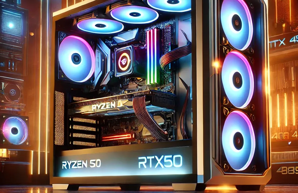 Monte seu PC: Ryzen 5 5500, RTX 4060, 16GB, 480GB SSD