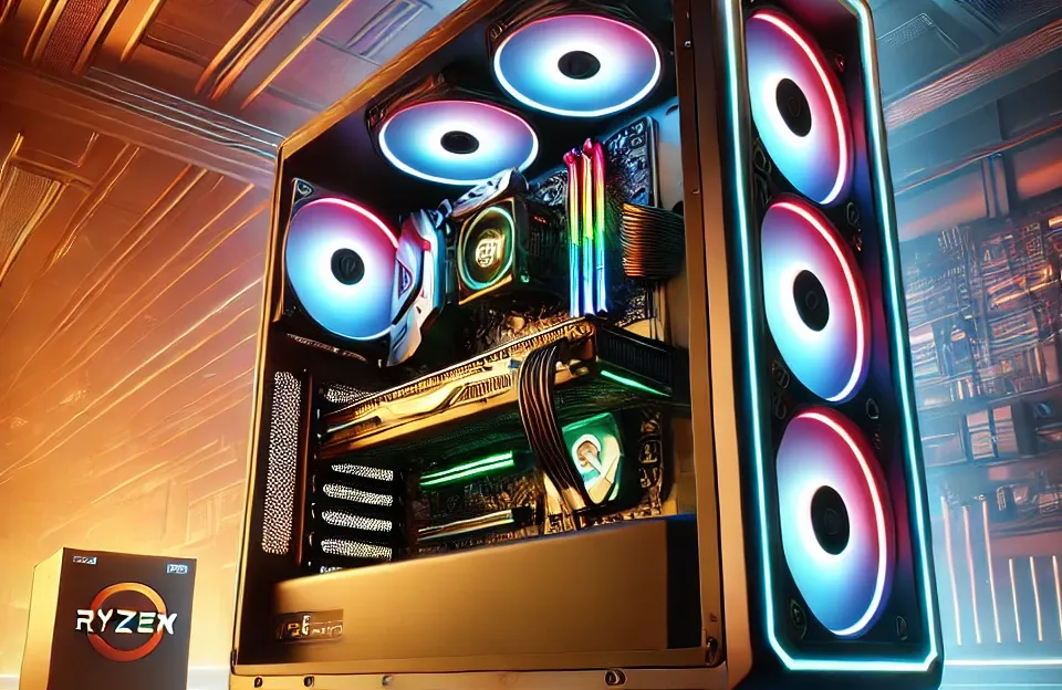 Monte seu PC: Ryzen 5 5500, RTX 4060 Ti, 16GB, SSD 480GB