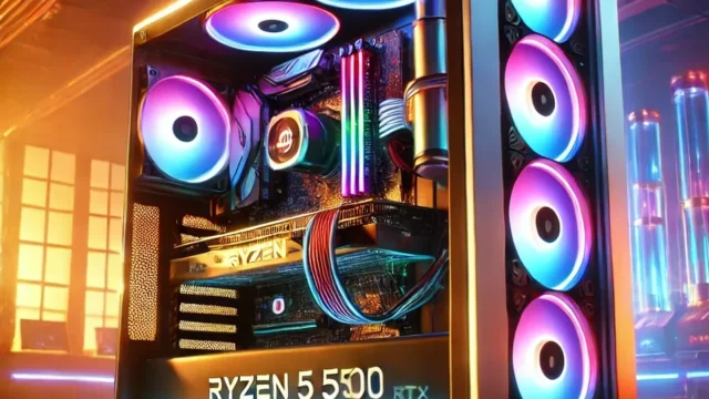 Monte seu PC: Ryzen 5 5500, RTX 3050, 16GB, 480GB SSD