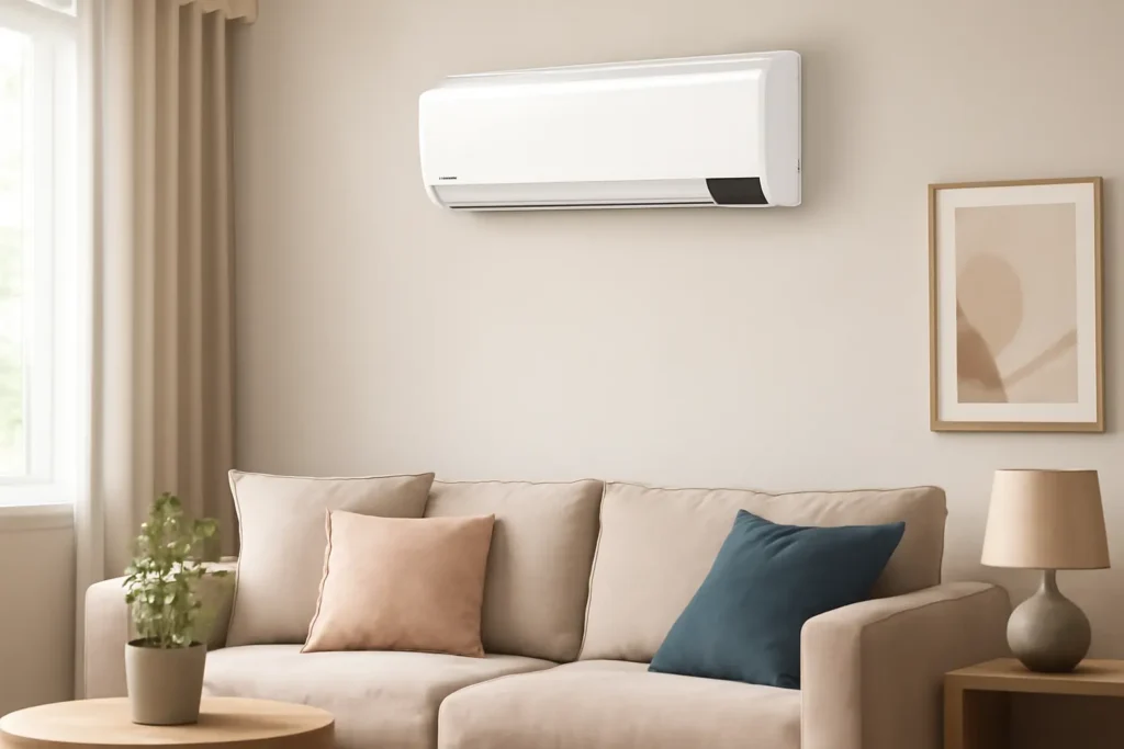 Principais Cinco ar condicionado split inverter windfree Samsung 9000 btus quente/frio