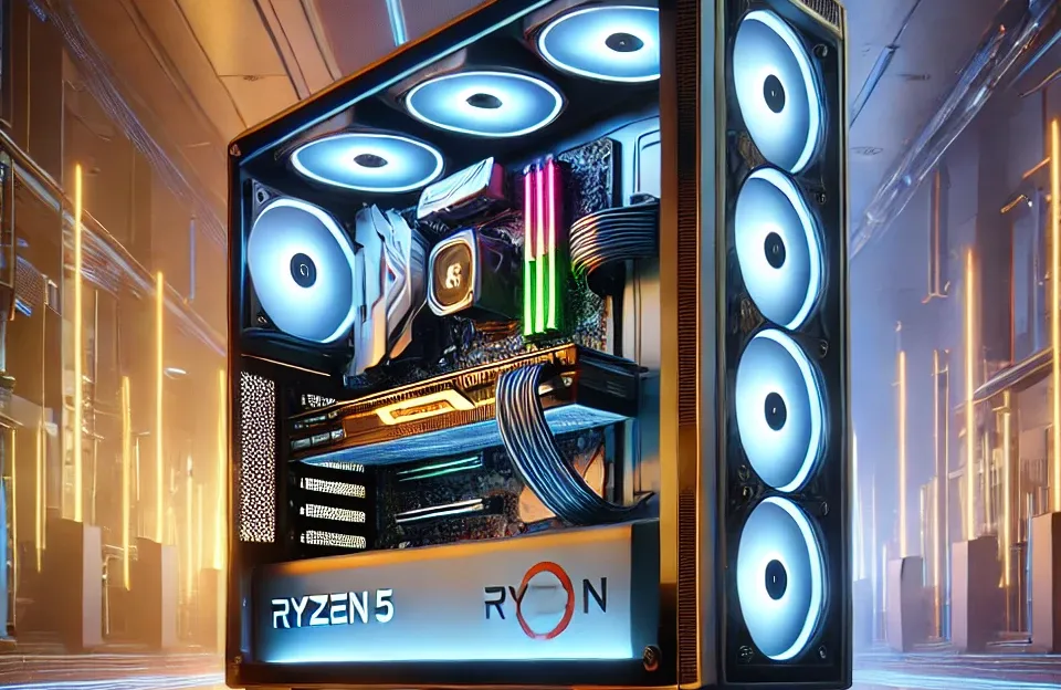 Monte seu PC: Ryzen 5 5500, RTX 4060, 16GB, 480GB SSD